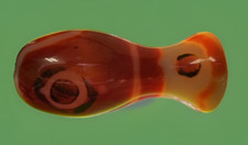 5 Eye Semi Translucent Dzi Tibetan Nepalese Himalayan Agate Bead