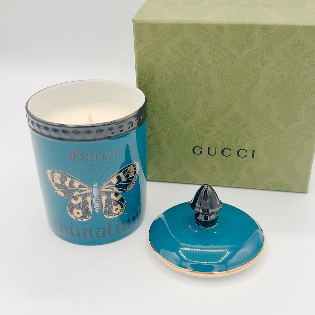 GUCCI キャンドル ハーバリウム バタフライ キャンドル (ハーボズム) ・グリーン
