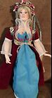 Vintage Paradise Collection Porcelain doll “ Rapunzel”, 16 in By Patricia Rose