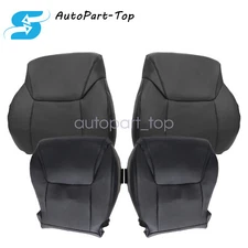 For 2008-2015 Lexus LX570 DRIVER / PASSENGER Bottom / Top Leather Seat Cover