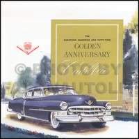 1952 Cadillac Sales Katalog Serie 62 60 Spezial Fleetwood 75 Deville Prospekt