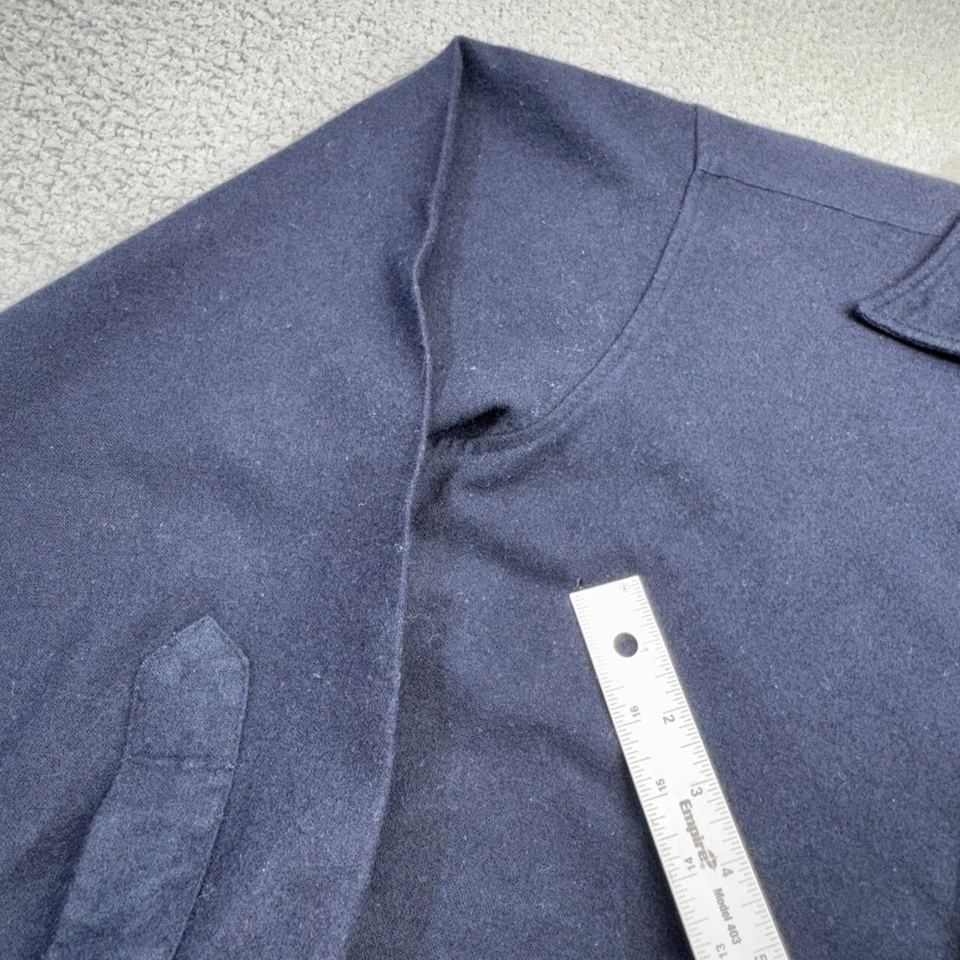 VINTAGE Pendleton Shirt Men Large Blue Wool Lodge Classic Outdoor Hunt Hike USA - Image 4 of 4