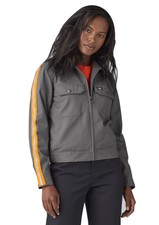 Genuine Dickies Women’s Long-sleeve Reflective Military Jacket (gray, Xs, S, M)