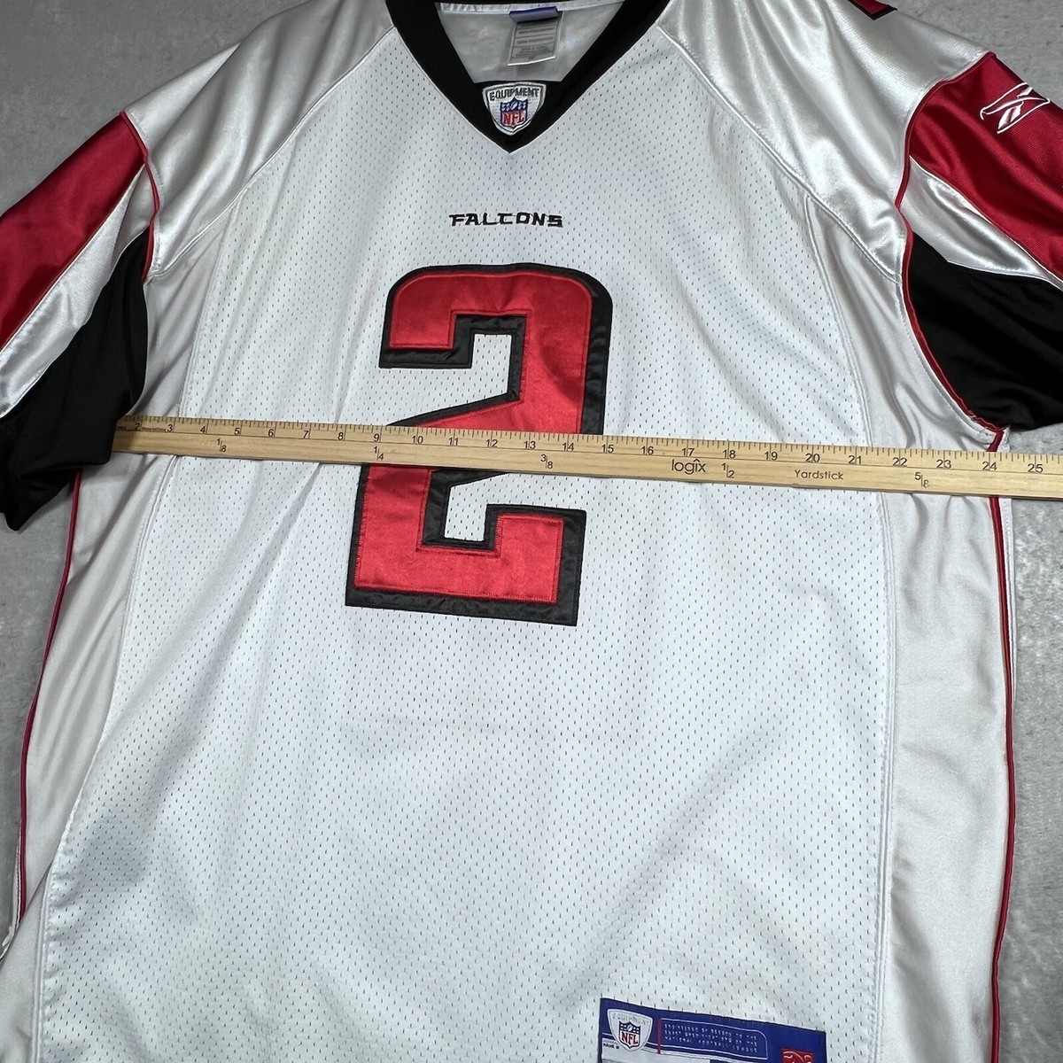 Reebok NFL Atlanta Falcons Ryan ゲームシャツ 2005-06 Atlanta Falcons Vick #7 Reebok On Field Jersey (Away) XL