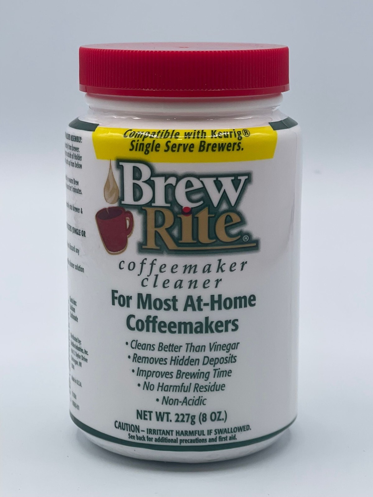 Brew Rite Coffee Maker Cleaner for Espresso Perculator Auto Drip