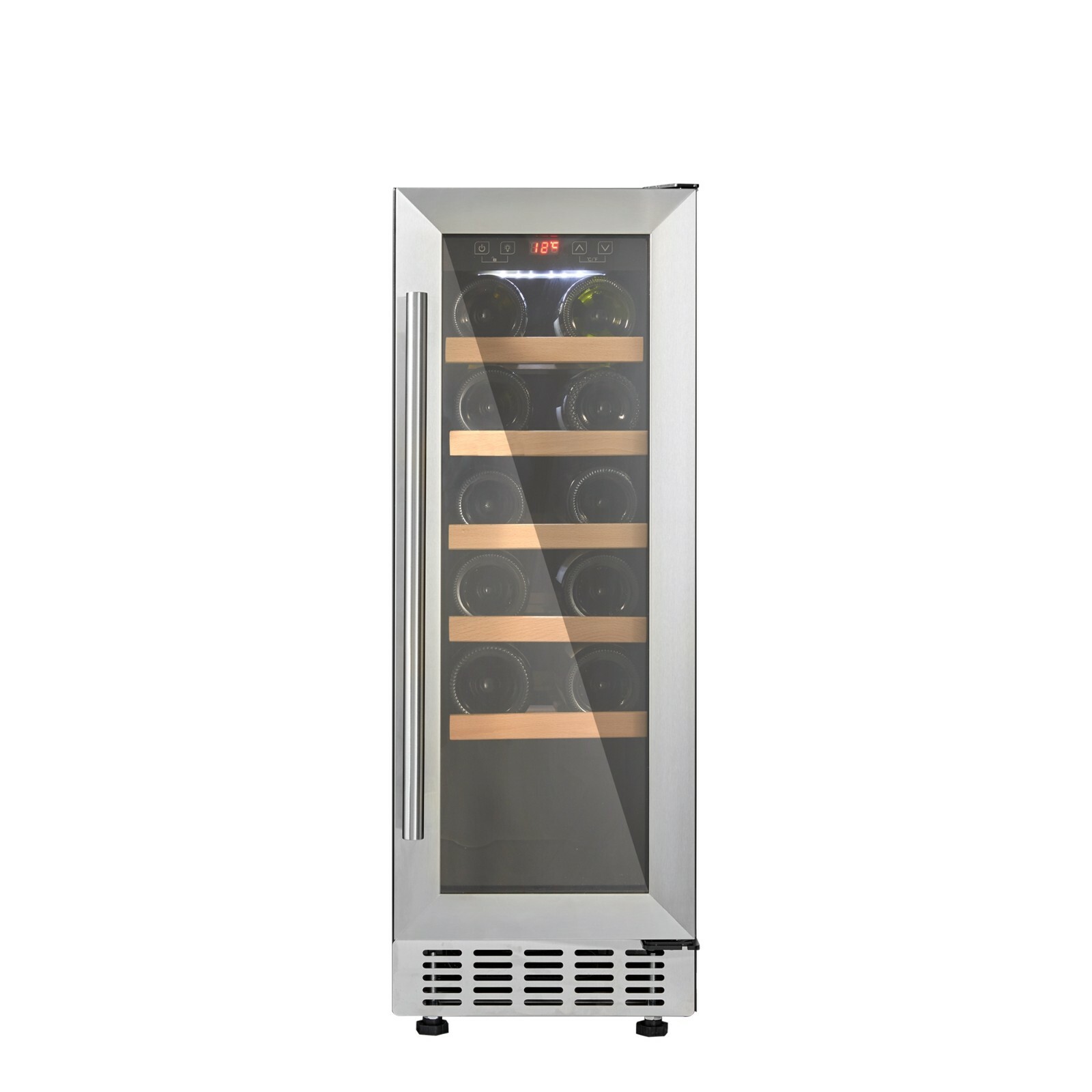 Cookology CWC300SS Wine Cooler S/Steel 20 Bottle 30cm Undercounter