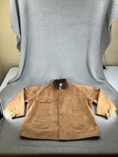 Vintage Carhartt Jacket Mens 52 Brown Canvas Chore Blanket Lined Deadstock 6BLC