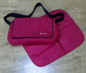 silver cross changing bag pink