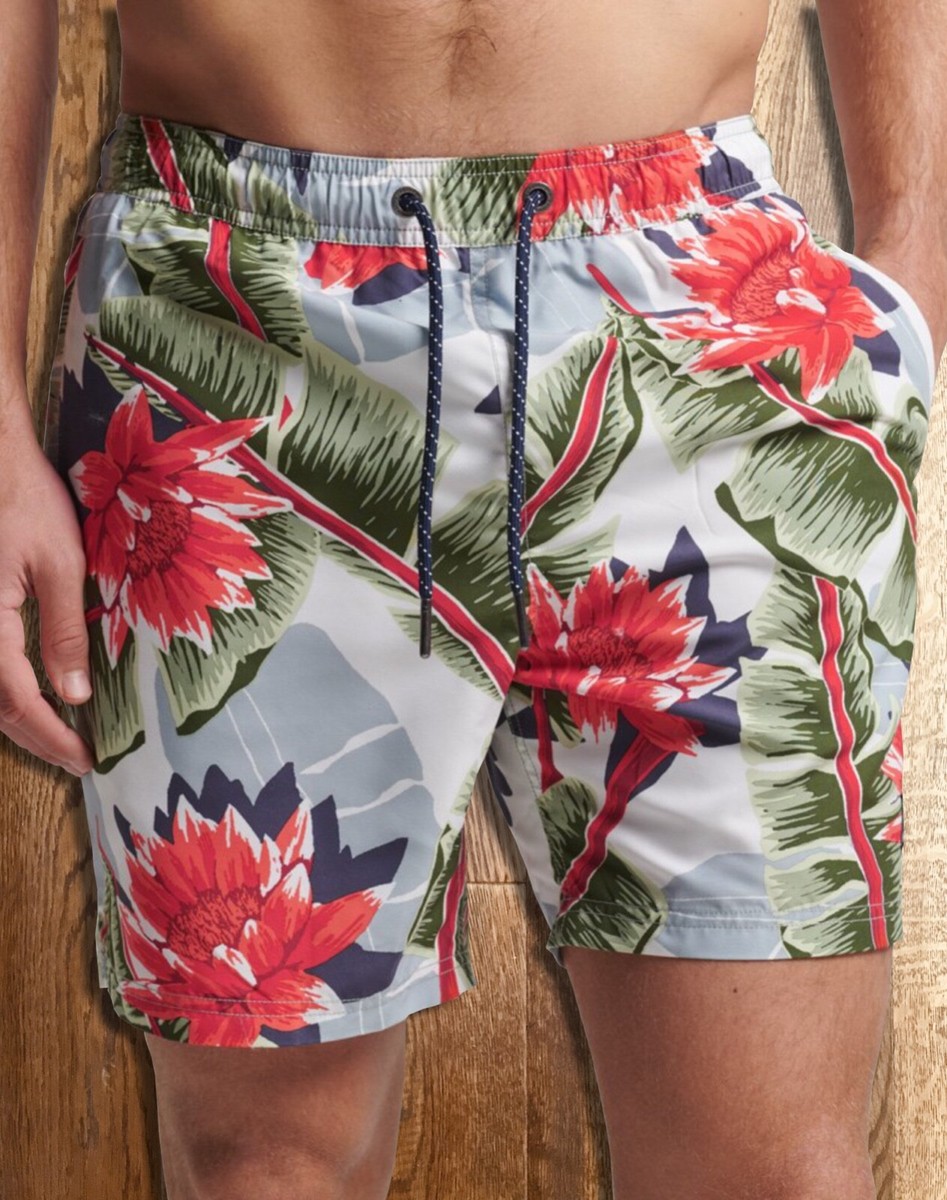 Superdry Men's Hawaiian Recycled Swim Shorts Swimwear (S) W30