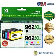 4PK 962XL Ink Combo Pack for HP OfficeJet Pro 9010 9015 9016 9018 9019 9020 9025