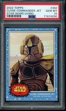 2022 Topps Star Wars Living Set  350 Clone Commander Jet PSA 10 Gem Mint SP Card