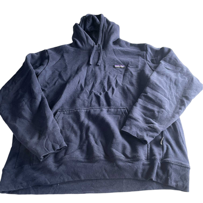 Vintage men Patagonia regular fit navy blue hoodie in L|L29 W21 