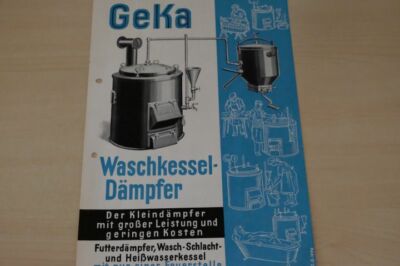 201077) Geka - Waschkessel-Dämpfer - Prospekt 03/1937