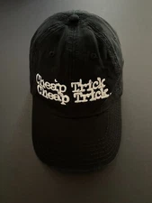 NEW - VINTAGE - Licensed Black Cheap Trick Strap Back Concert Tour Cap / Hat