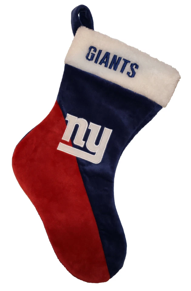 NFL New York Giants 2020 Santa Claus Stocking Strumpf Nikolaus Weihnachten