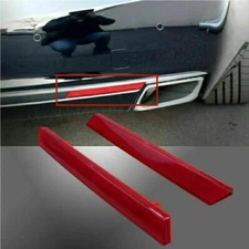 Pair For Cadillac XTS 2013-2017 Rear Bumper Lower Reflector Light Trim Red