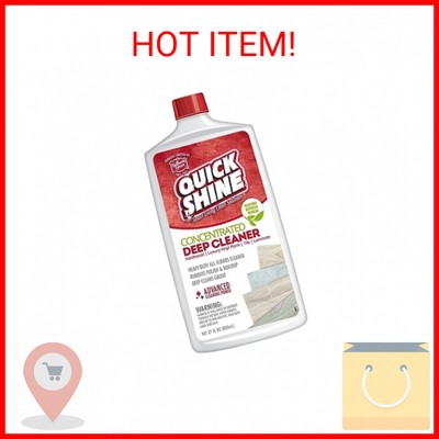 Quick Shine Multi Surface Deep Floor Cleaner and Remover 27oz | Removes Wax Buil