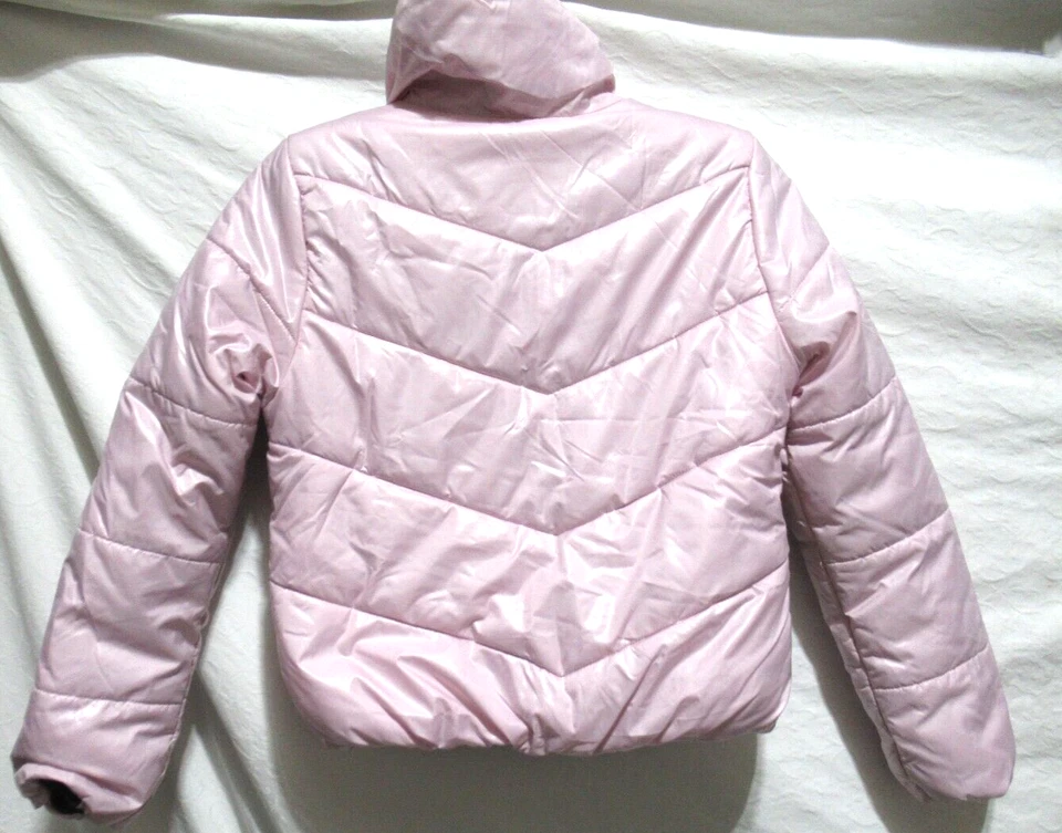 Chaqueta acolchada aislante Jessica Simpson para niñas jóvenes talla 7/8 rosa Foto 4 de 4