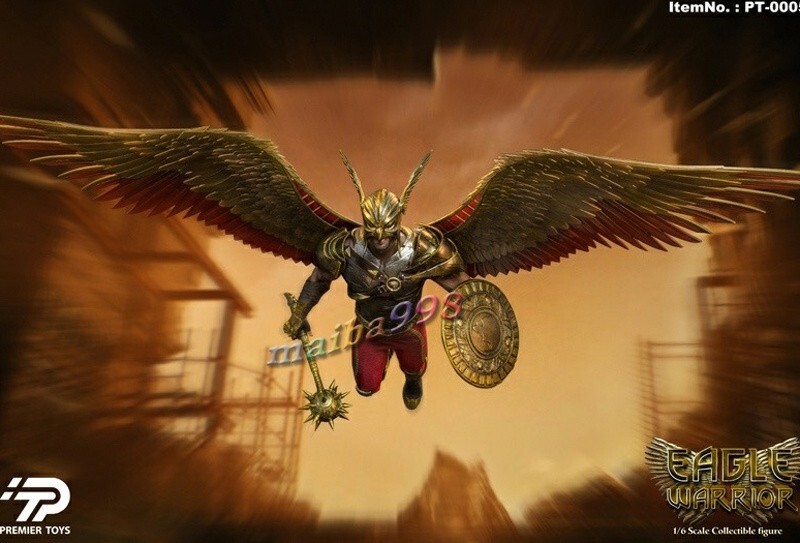 Premier Toys PT0005 1/6 Black Adam Hawkman 12