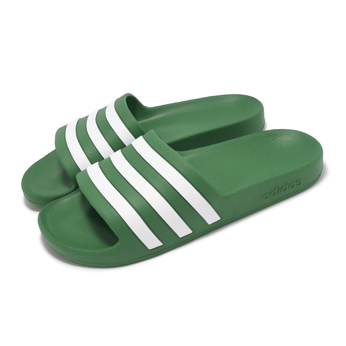 adidas Adilette Aqua Green White Men Unisex Sandals Slides