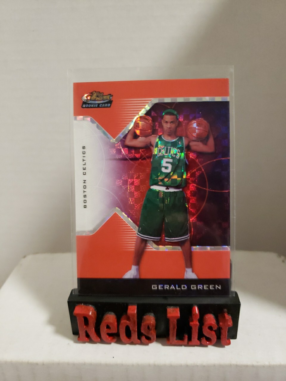 2004-05 Topps Finest Red X-Fractor Rookie #208 Gerald Green #117/119 Celtics