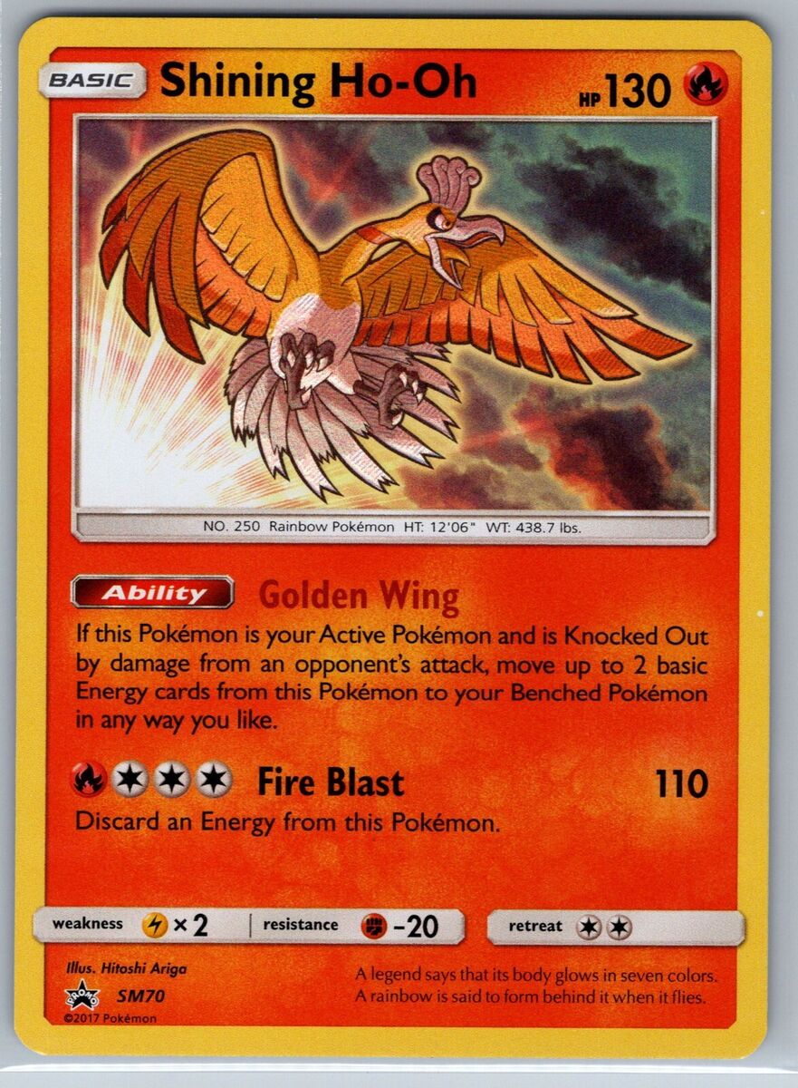 Shining Ho-Oh - Pokemon Sun & Moon Promos - Pokemon