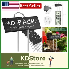 30 Metal Plant Markers - Sturdy 10.6'' Weatherproof Labels for Garden Use