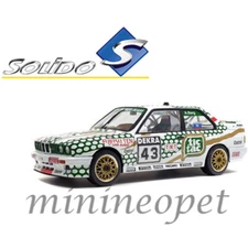 SOLIDO S1801505 1991 91 BMW E30 DTM A. BERG TIC TAC #43 1/18 DIECAST WHITE