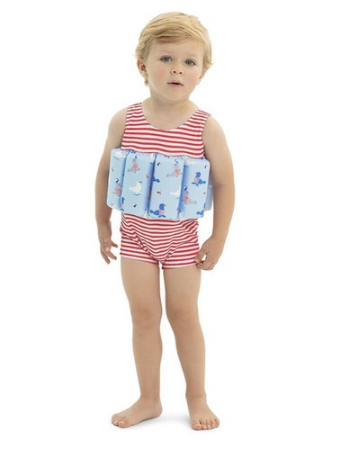 Boys Float Swim Suit Snoopy / Seals Floatsuit ex Sunuva Baby Age 1-3 years - Afbeelding 17 van 17