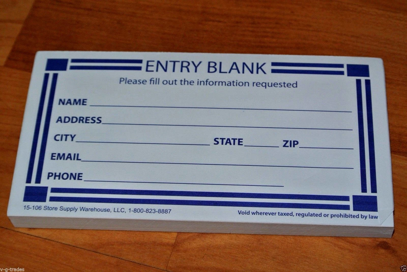 100개 묶음 경연 대회 참가 빈 종이 양식 패드 그림 추첨 경품 추첨 참가 양식-Freehip.co.kr