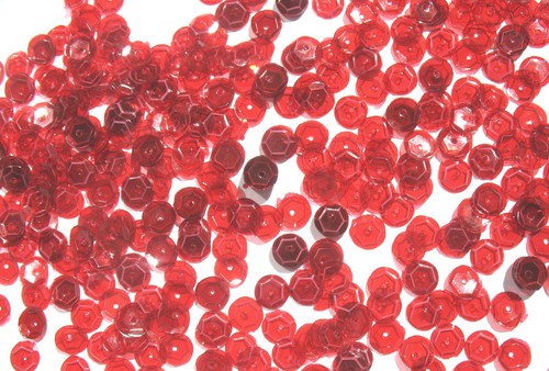 Rouge Red Dark - Craft Medley 6mm Translucent Sequins - Bild 11 von 12