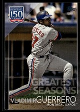 2019 Topps Update 150 Years of Professional Baseball Black Vladimir Guerrero