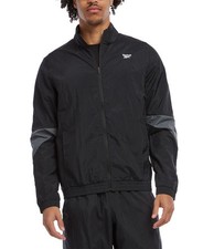 Reebok Men's Light Weight RI Woven Track Jacket Full Zip Black XL