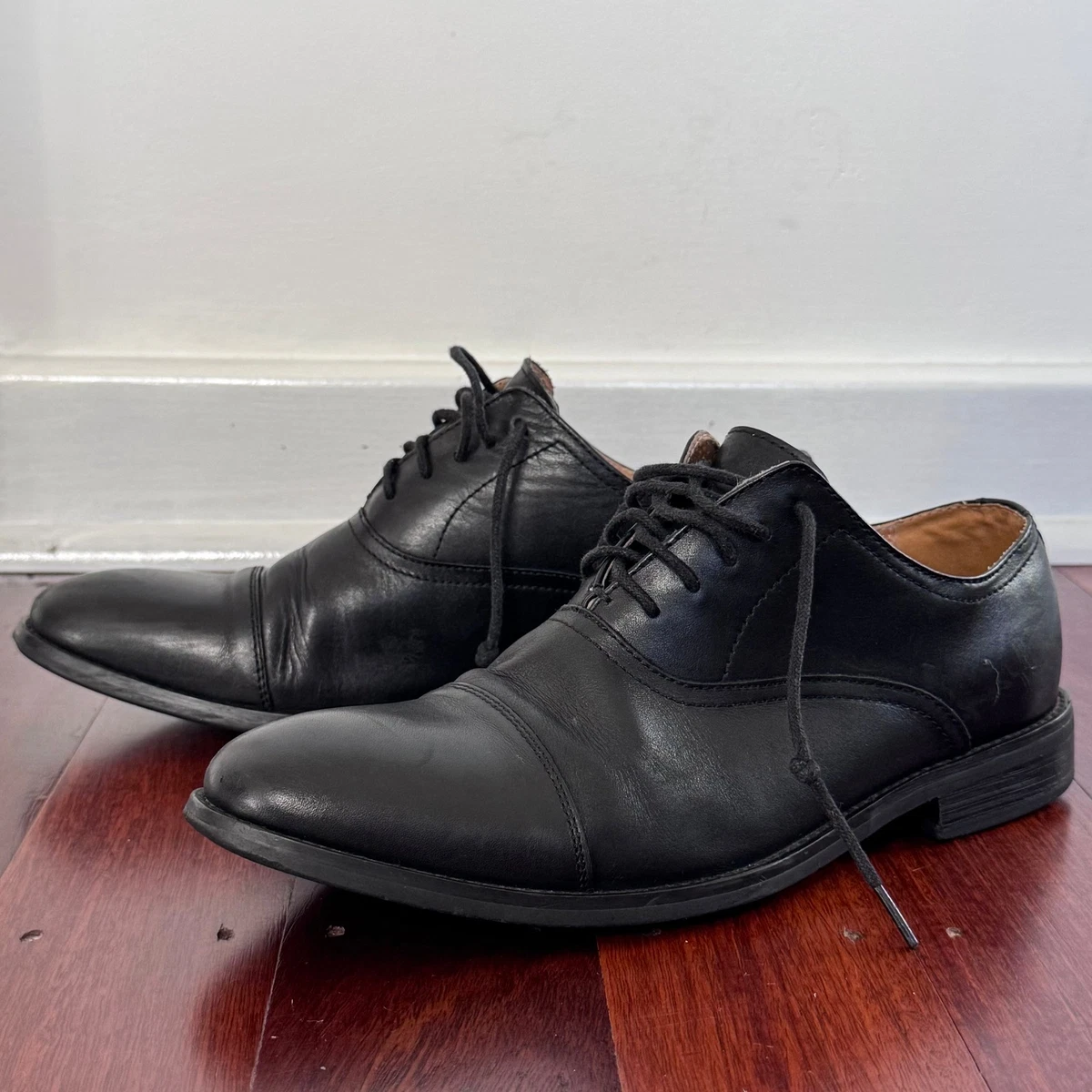 NIB Geoffrey Beene Ribbed Derby Dress Shoes Mens 9.5 Brown Lace Up Formal Geoffrey Beene Shoes for Men for sale | eBay main image 2