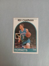 1989-90 NBA Hoops Rex Chapman rookie basketball card #54. rookie card picture