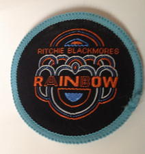 Ritchie Blackmore Rainbow circles vintage 1980s SEW ON CONCERT PATCH