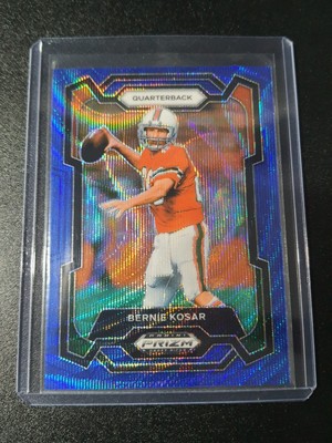 Bernie Kosar - Prizm Draft Picks 2024 - Browns - Blue Wave Prizm - /249