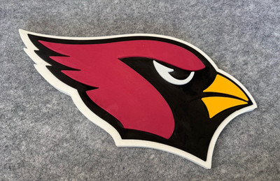 New NFL Arizona Cardinals 3D Fan Foam Logo  Wall Sign Foamheads