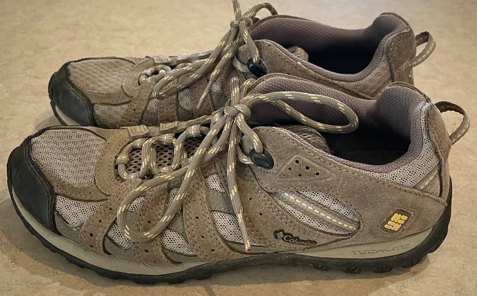 Columbia Redmond Trail Womens Hiking Shoes Brown Suede Low Top Sz 8.5 - Image 3 of 4