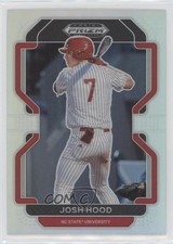 2022 Panini Prizm Draft Picks Silver Prizm Josh Hood #PDP186 0h29