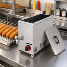 21L Capacity Gas Fryer For Cheese Hot Dog Sticks Commercial Food Equipment