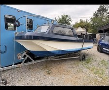17ft Wilson Flyer Fishing Boat and Trailer and Mercury Outboard Motor