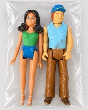 Product Image: Vintage 1981 Mego Dukes of Hazzard Daisy Duke & Cooter Figures 3.75” Lot