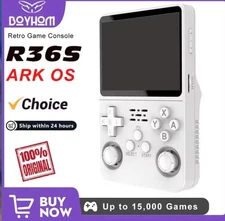 R36S Retro Handheld Game Console 3.5" IPS Linux System 64GB