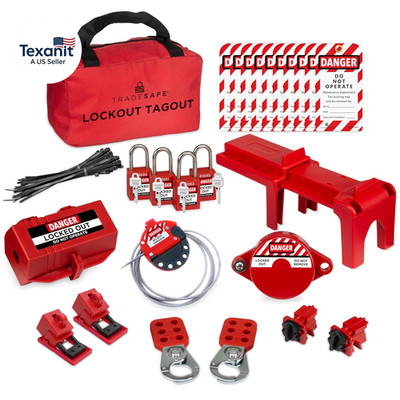 Professional Lockout Tagout Kit - Loto Locks, Gate Valve Lock, Ball Valve Lockou