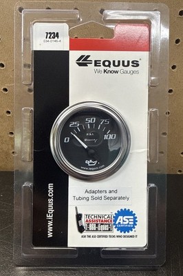 Equus 2'' Oil Pressure Gauge 7234     Dd
