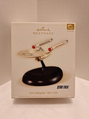 Hallmark Keepsake Magic Ornament Star Trek USS Enterprise NCC-1701 2006 New Read