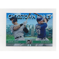 Panini Donruss 2022 Crosstown Rivals Aaron Judge Pete Alonso CR-AP Yankees