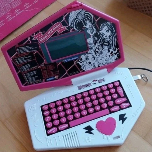 MONSTER HIGH Kinder-LAPTOP, LERN-Computer, Guter Zustand + neu Batterie - Bild 2 von 2