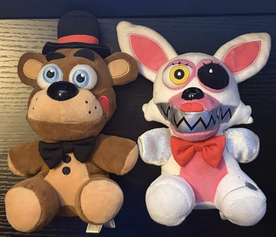 Five Nights at Freddy's 2 Plush Doll Lot of 2 Toy Freddy & Mangle